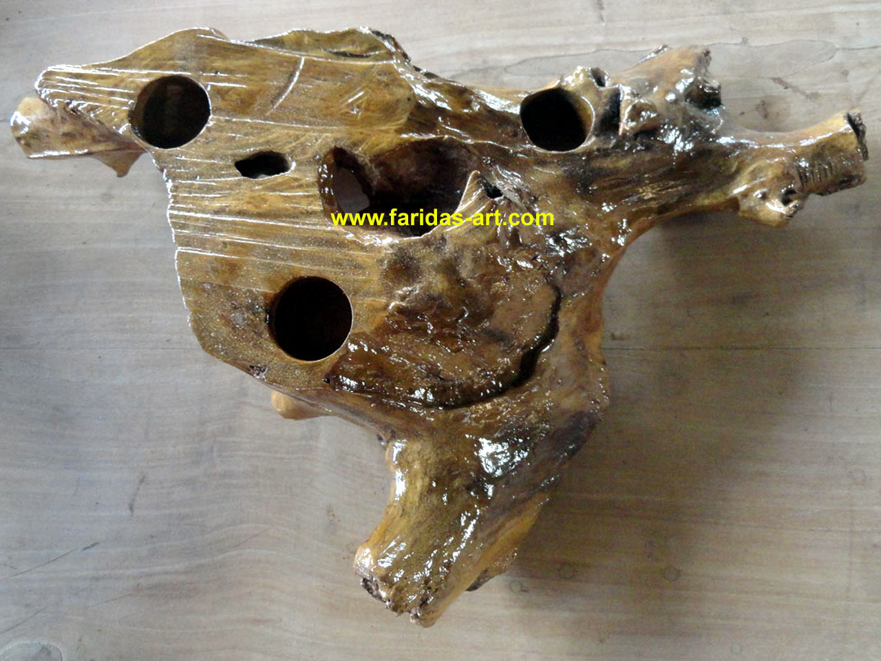 Tempat Lilin Erosi - Bonggol Jati